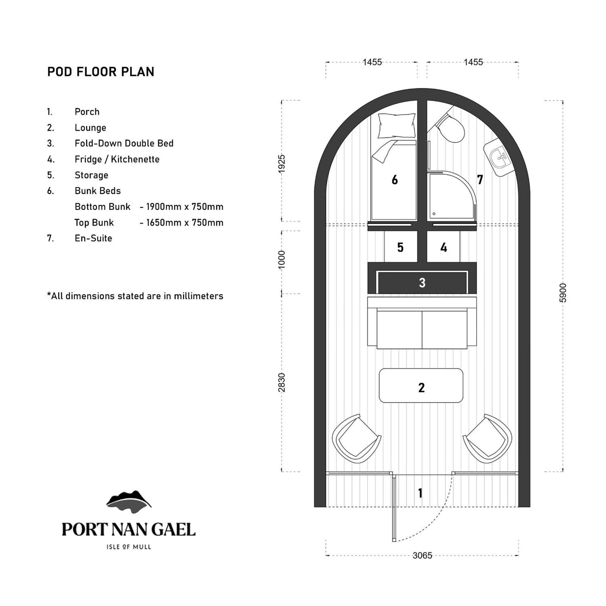 PennyghaelPort Nan Gael Pods别墅 外观 照片